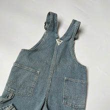 Load image into Gallery viewer, Osh Kosh Hickory Stripe Dungarees Age 2
