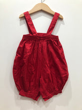 Load image into Gallery viewer, Vintage Red Dungarees Age 9-12 Months
