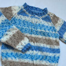 Load image into Gallery viewer, Hand Knit Multi Fleck Jumper 9-12 months
