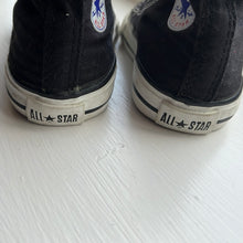 Load image into Gallery viewer, Converse Black High Tops Size 3 EU 19
