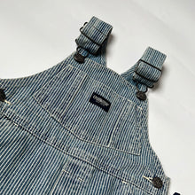 Load image into Gallery viewer, Osh Kosh Hickory Stripe Dungarees Age 2
