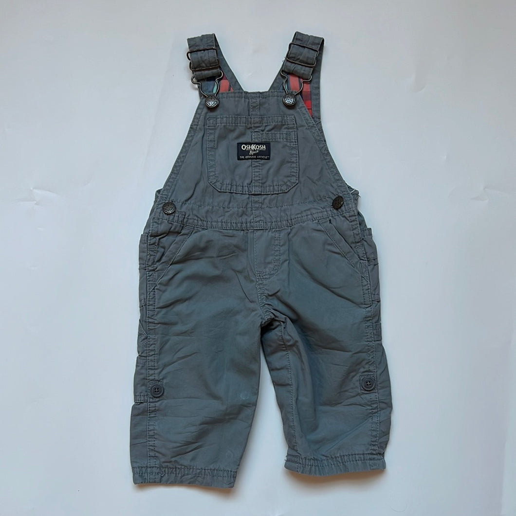 Osh Kosh Grey Dungarees Age 3 Months