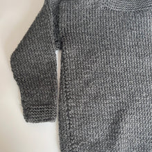 Load image into Gallery viewer, Hand Knit Grey Jumper 18 Months
