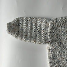 Load image into Gallery viewer, Sale: Hand Knit Oatmeal Fleck Jumper 6-9 Months
