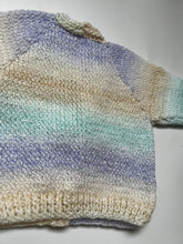 Load image into Gallery viewer, Hand Kit Multi Coloured Cardigan 3-6 Months
