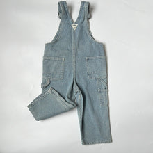 Load image into Gallery viewer, Osh Kosh Hickory Stripe Dungarees Age 2
