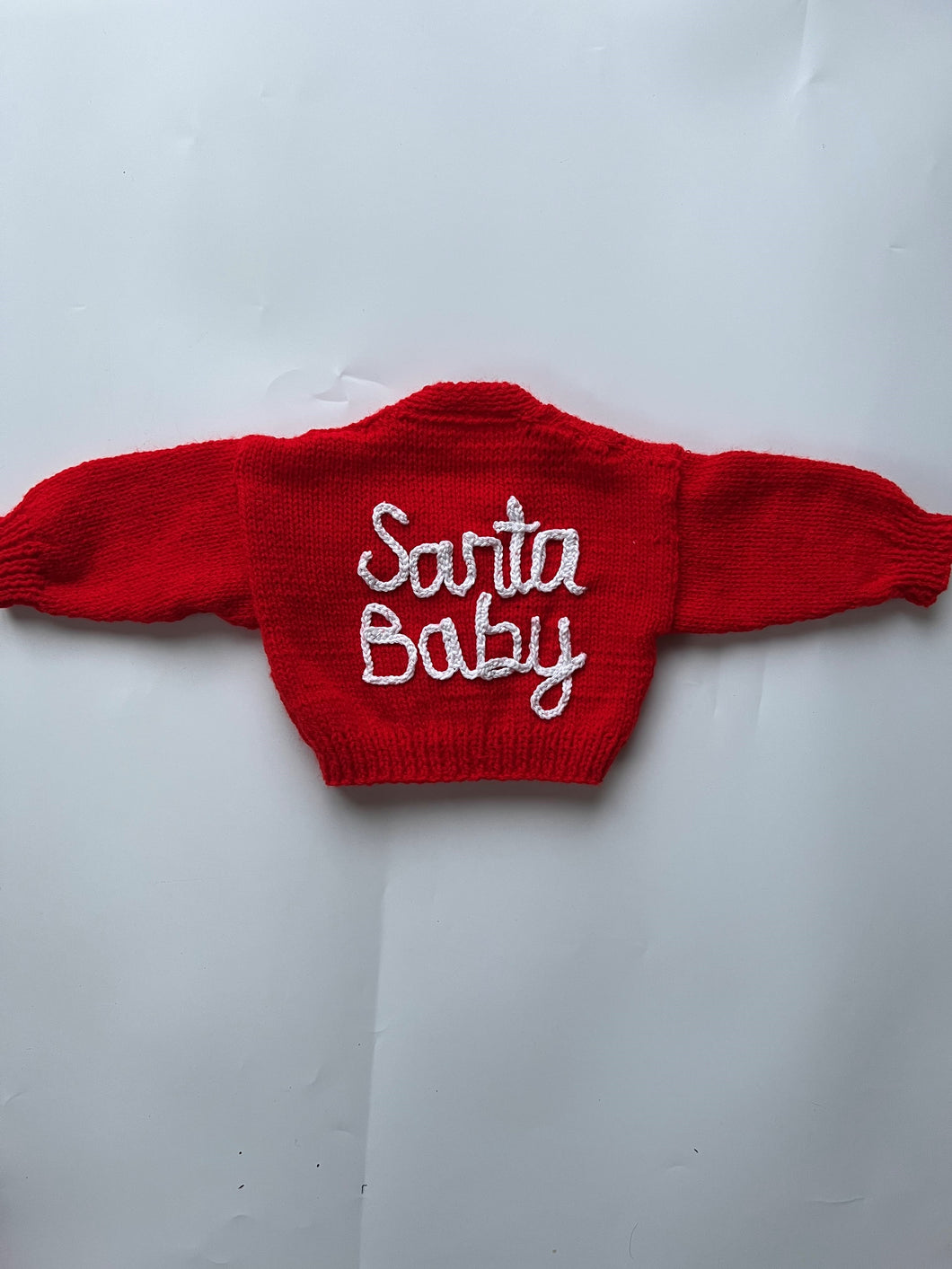 Santa Baby Christmas Cardigan Age 0-3
