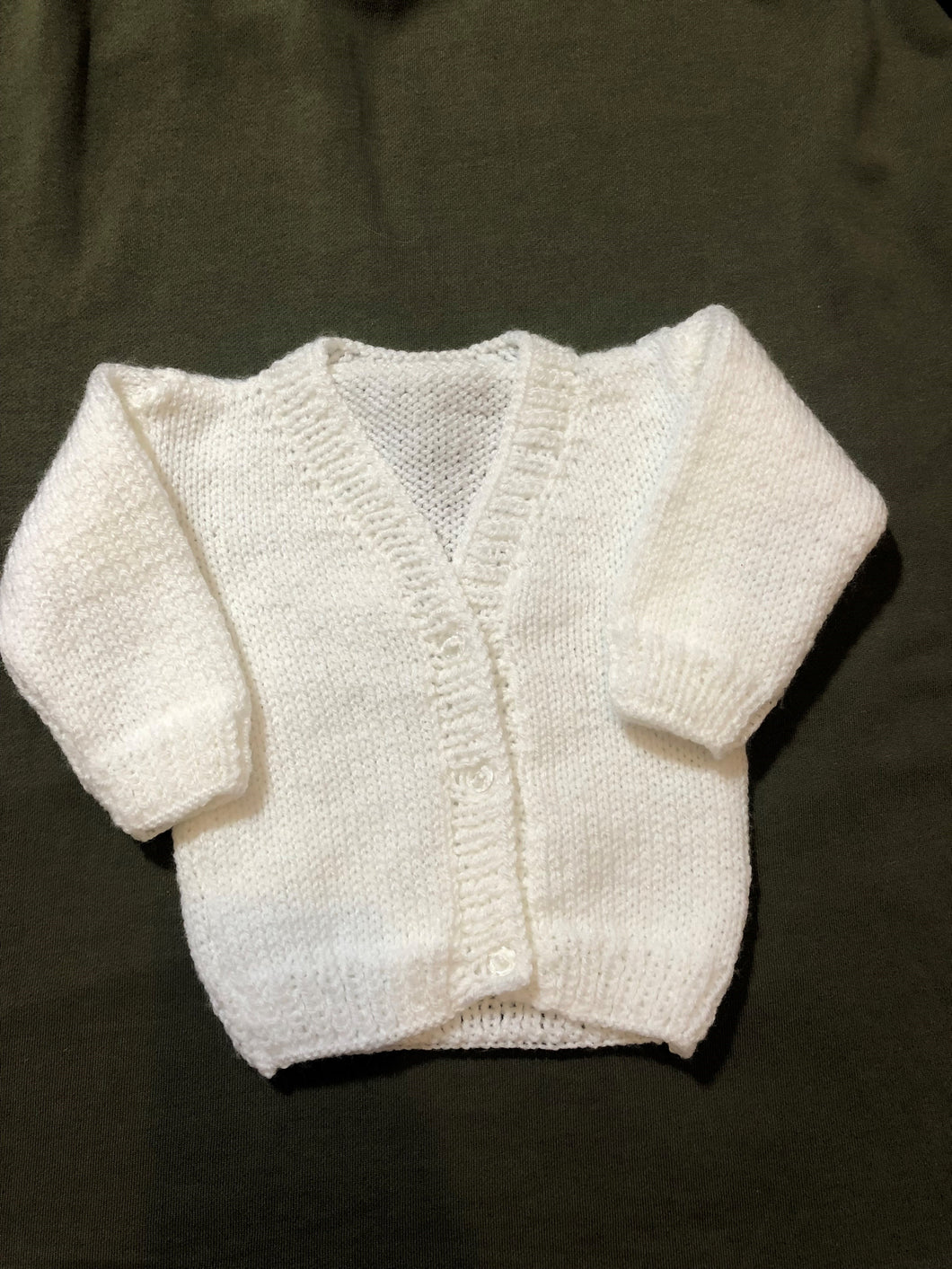 Base Cardigan for add on embellishment - Baby/Toddler